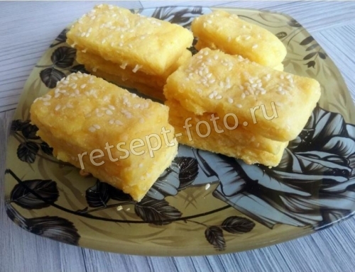 Кукурузно-рисовое печенье с сыром