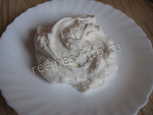 Творожный крем со сметаной для торта