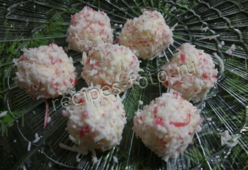 Закусочные сырные шарики "Рафаэлло"