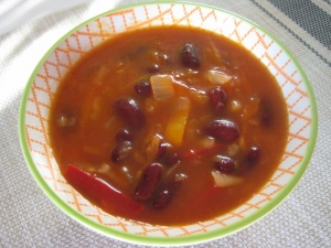 Фасолевый суп с томатом без картошки 