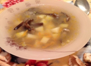 Грибной суп из свежих опят 