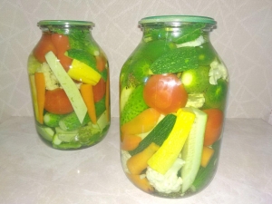 Консервированные овощи ассорти "Огород" на зиму 