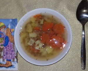 Овощной суп с гречкой для детей 2 года 
