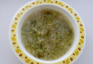 Овощной суп с телятиной и ячневой крупой для детей до 1 года (10 мес) 