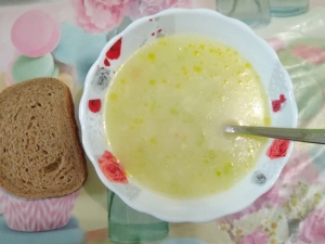Овощной суп с цветной капустой и кабачком для детей до 1 года 