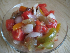 Салат из запеченных овощей 