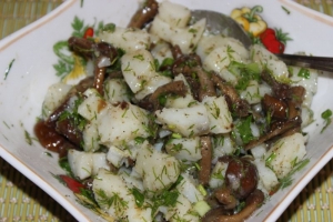 Салат с грибами «Боярский» 