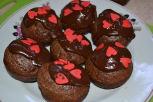 Шоколадные кексы в формочках в духовке 