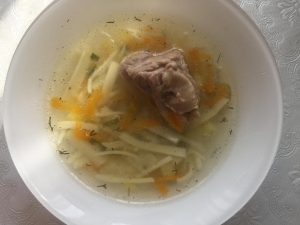 Суп с курицей и вермишелью без зажарки в мультиварке 