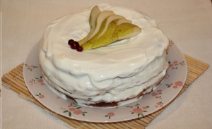 Торт "Нежность" на сковороде со сметаной 