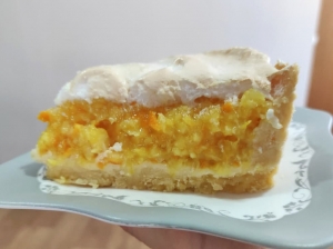 Цитрусовый пирог с меренгой 