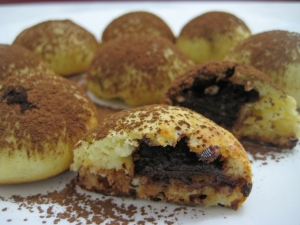 Творожное печенье с шоколадом 