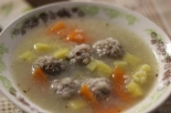 Диетический суп с фрикадельками без зажарки
