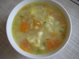 Диетический суп с цветной капустой 