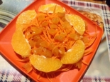 Салат из моркови, апельсина и кураги