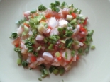 Салат из сушеной рыбы 