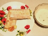 Закусочные рулеты из лаваша с колбасой и плавленым сыром 